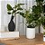 VASO DECORATIVO MINIMALISTA EM CERAMICA M PRETO 29CM - Imagem 2