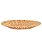 BANDEJA DECORATIVA EM FIBRA NATURAL NATURAL REDONDA 60CM - Imagem 1
