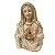 ESCULTURA SAGRADO CORACAO DE MARIA COM PEROLA DE 20CM CAFE - Imagem 1