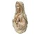 ESCULTURA SAGRADO CORACAO DE MARIA COM PEROLA DE 20CM CAFE - Imagem 2