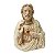 ESCULTURA SAGRADO CORACAO DE JESUS CREME COM PEROLA DE 20CM - Imagem 1