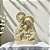 ESCULTURA BUSTO DA SAGRADA FAMILIA RENOIR COM PEROLAS 30CM - Imagem 4