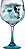 KIT 2 TAÇA PARA GIN CLUB HASTE AZUL 690ml - Imagem 3