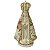 ESCULTURA NOSSA SRA APARECIDA DECOUPADA FLORAL 14,5CM RENOIR - Imagem 1
