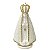 ESCULTURA NOSSA SRA  APARECIDA COM PEROLAS DE 14,5CM BRANCA - Imagem 1