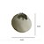 VASO ORGANICO DECORATIVO EM CERAMICA BRANCO 13,5cm - Imagem 3