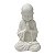ESCULTURA DECOR MONGE CARECA ORACAO EM PO DE MARMORE 16,5CM - Imagem 1