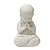 ESCULTURA MONGE CARECA ORACAO M EM PO DE MARMORE 15cm - Imagem 1