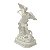 ESCULTURA DECORATIVA ARCANJO MIGUEL EM PO DE MARMORE 21CM - Imagem 2