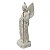 ESCULTURA DECORATIVA ARCANJO RAFAEL EM PO DE MARMORE 22CM - Imagem 2