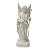 ESCULTURA DECORATIVA ARCANJO RAFAEL EM PO DE MARMORE 22CM - Imagem 1