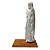 ESCULTURA JESUS EM PO DE MARMORE NA BASE EM MADEIRA 28,5CM - Imagem 2