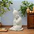 ESCULTURA MONGE DECORATIVO JOELHO EM PO DE MARMORE 25CM - Imagem 4