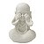ESCULTURA TRIO BUDA DA SABEDORIA EM PO DE MARMORE DECOR 13CM - Imagem 3