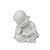 ESCULTURA TRIO DE BUDA EM PO DE MARMORE 6,0CM - Imagem 3
