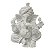 ESCULTURA GANESHA DECORATIVO EM PO DE MARMORE 16,5CM - Imagem 1