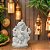 ESCULTURA GANESHA DECORATIVO EM PO DE MARMORE 16,5CM - Imagem 4