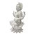 ESCULTURA DECORATIVA LAKSHMI NOVA EM PO DE MARMORE 31CM - Imagem 2