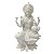 ESCULTURA DECORATIVA LAKSHMI NOVA EM PO DE MARMORE 31CM - Imagem 1