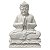 ESCULTURA BUBA MEDITANDO EM PO DE MARMORE 41CM - Imagem 1