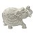 ESCULTURA ELEFANTE DECORATIVO BALISUM EM PO DE MARMORE 20CM - Imagem 1