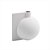 VASO DECORATIVO 12 CM DETALHE FORMAS RETAS EM CERAMICA BRANCO - Imagem 1
