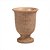 VASO DECORATIVO TRAMADO EM CIMENTO MARROM 32 CM - Imagem 1