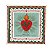 QUADRO BOX DECORATIVO SAGRADO CORACAO EM MDF 20X20 - Imagem 1
