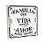 QUADRO BOX FAMILIA VIDA AMOR EM MDF 25X25 - Imagem 2