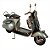 MINIATURA DE VESPA EM METAL PRATEADA - Imagem 1