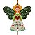 Tag Anja Infantil Com Deus me deito em MDF - Imagem 2