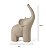 ESCULTURA DECORATIVA ELEFANTE EM CERAMICA MART 27,5cm - Imagem 3