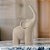 ESCULTURA DECORATIVA ELEFANTE EM CERAMICA MART 27,5cm - Imagem 2