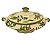 TERRINA MOLHEIRA TRAVESSA OLIVEIRAS CERAMICA LUIZ SALVADOR - Imagem 5