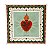 Quadro Box  Sagrado coracao em MDF 40x40 - Imagem 1