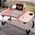 MESA PORTATIL MULTIUSO NOTEBOOK DOBRAVEL ROSA - Imagem 4