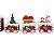 TREM DECORATIVO CANDY MARROM EM MADEIRA 20X5CM - Imagem 3