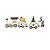 TREM DECORATIVO CANDY BRANCO EM MADEIRA 20X5CM - Imagem 2