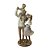 ESCULTURA DECORATIVA FAMILIA RESINA 29 CM ESPRESSIONE - Imagem 1