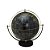 GLOBO DECORATIVO MARMORE/METAL DOURADO/PRETO 27CM - Imagem 1