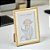 PORTA RETRATO 10X15 MDF E VIDRO BEGE E MARROM ESPRESSIONE - Imagem 2