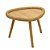 MESA DECORATIVA EM MADEIRA E RATTAN 39X48CM ESPRESSIONE - Imagem 1