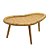 MESA DECORATIVA EM RATTAN E MADEIRA 76X39CM ESPRESSIONE - Imagem 1