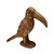 ESCULTURA DECORATIVA TUCANO 25CM EM MADEIRA ESPRESSIONE - Imagem 1