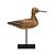 ESCULTURA PASSARO DECORATIVO MADEIRA/METAL 21CM ESPRESSIONE - Imagem 1