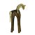 ESCULTURA DECORATIVA CAVALO MADEIRA 42,5CM ESPRESSIONE - Imagem 1