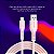 CABO USB-A PARA USB-C 2.0 EM SILICONE 1,5M ROSA GEONAV - Imagem 4