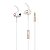 Fone Geonav Flex Intra c/ Microfone Branco/Rose Gold 1,2m - Imagem 2