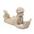 ESCULTURA DECORATIVA MENINO LENDO EM RESINA 17X21CM  LUCATTI - Imagem 1
