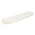 BANDEJA DECORATIVA VIDRO FOSCO BRANCA DETALHES DOURADO 41CM - Imagem 1